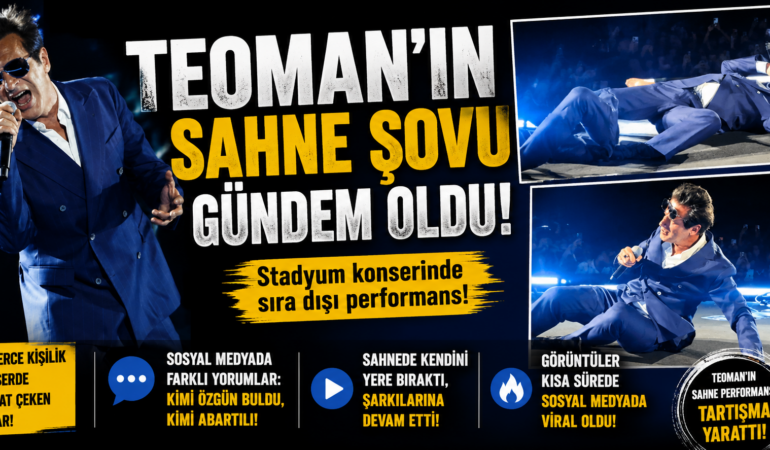 Teoman’ın sıra dışı sahne şovu sosyal medyada gündem oldu