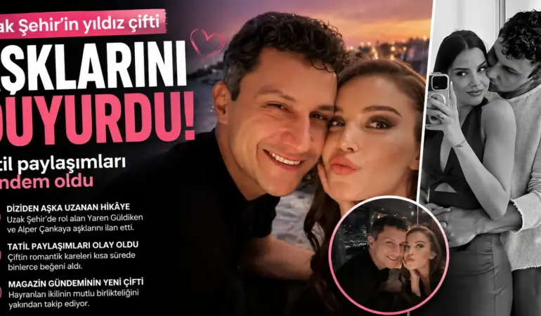 Uzak Şehir Çifti Tatilde Aşk Tazeledi! Romantik Kareler Gündem Oldu