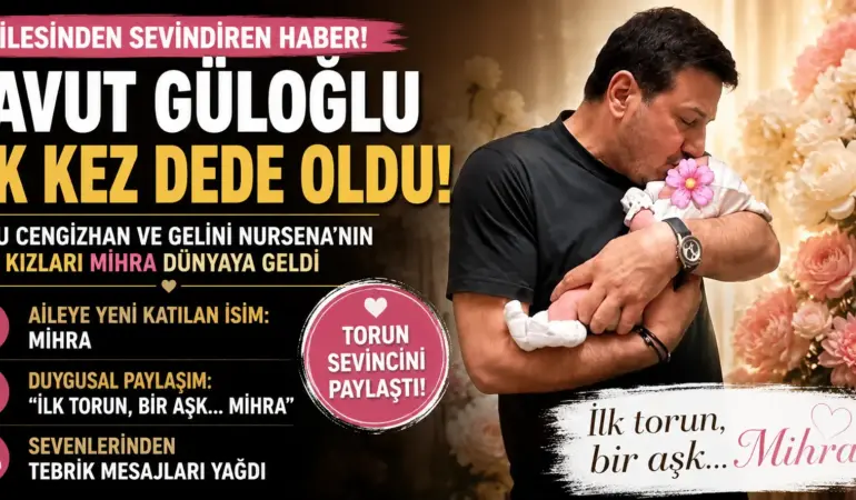Ünlü şarkıcı Davut Güloğlu’ndan sevindiren haber: Dede oldu