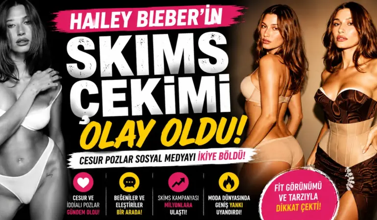 Ünlü model Hailey Bieber’dan dikkat çeken çekim