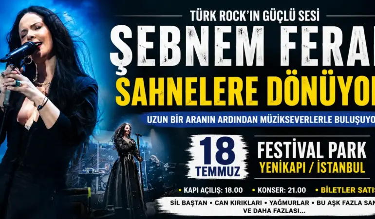 Şebnem Ferah Sahneye Damga Vurdu: Biletler Yeniden Kriz Yarattı
