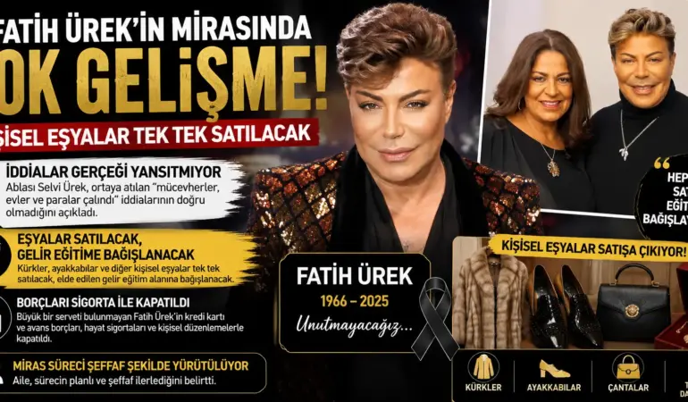 Fatih Ürek Mirasında Şok Plan! Kişisel Eşyalar Tek Tek Satışa Çıkıyor