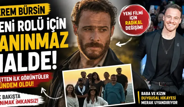 Rolü İçin Bambaşka Birine Dönüştü! Kerem Bürsin’in Son Hali Olay Oldu
