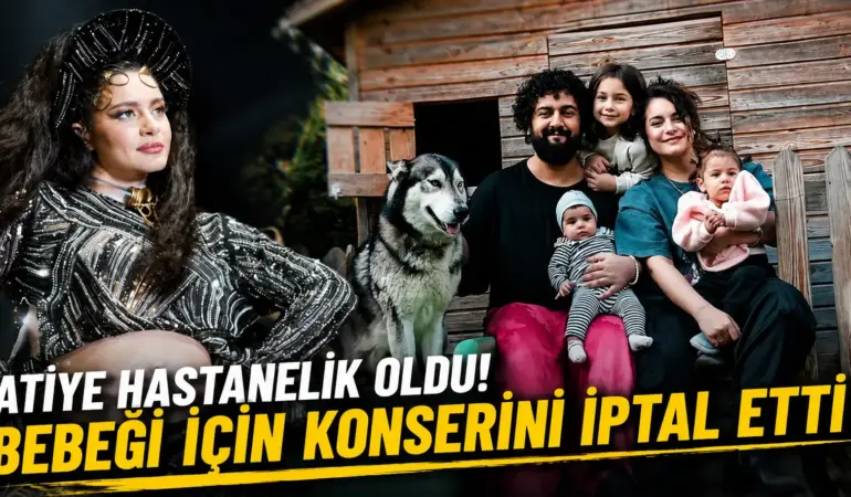 Karnı Burnunda Sahneye Çıkıyordu! Atiye Acilen Hastaneye Kaldırıldı