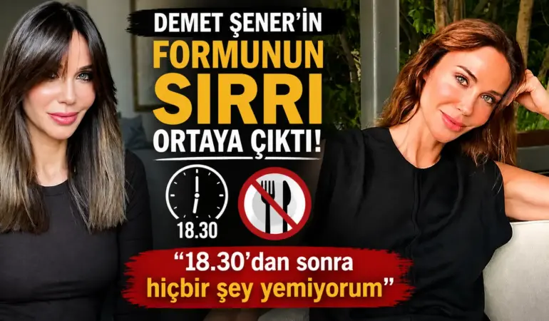 Demet Şener’in Form Sırrı Ortaya Çıktı! Saat 18.30’dan Sonra Bunu Yapmıyor