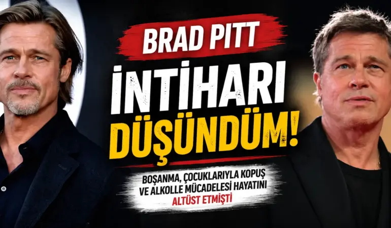 Hollywood Yıldızı Brad Pitt’ten Şoke Eden İtiraf: “Acıdan Kurtulmak İstedim”