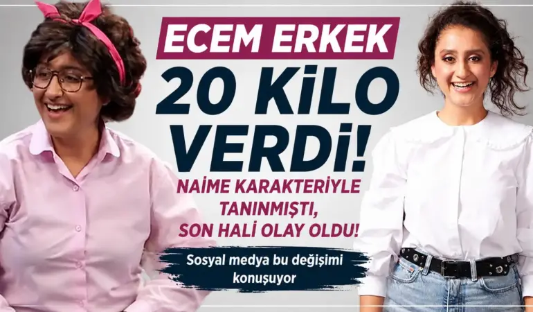 Ecem Erkek adeta eridi! Naime’nin son hali sosyal medyayı şaşkına çevirdi