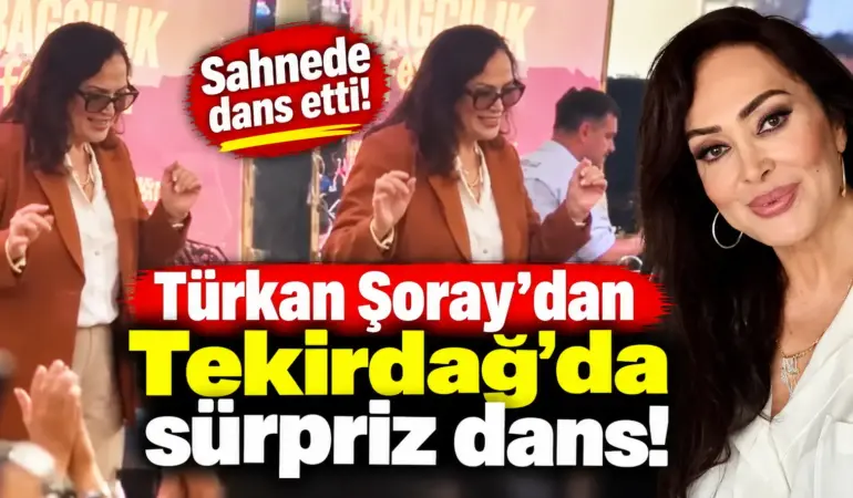 Türkan Şoray sahnede coştu! “Sultan”ın dansı festivale damga vurdu