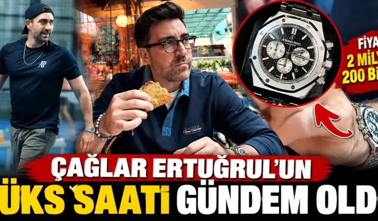 Çağlar Ertuğrul’un kolundaki saat olay oldu! Değeri dudak uçuklattı