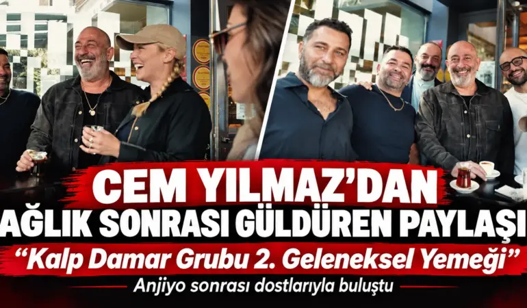 Anjiyo Olmuştu! Cem Yılmaz’dan Takipçilerini Güldüren “Kalp Damar” Esprisi
