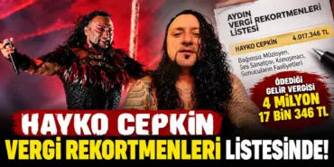 Hayko Cepkin Vergi Rekortmenleri Listesinde