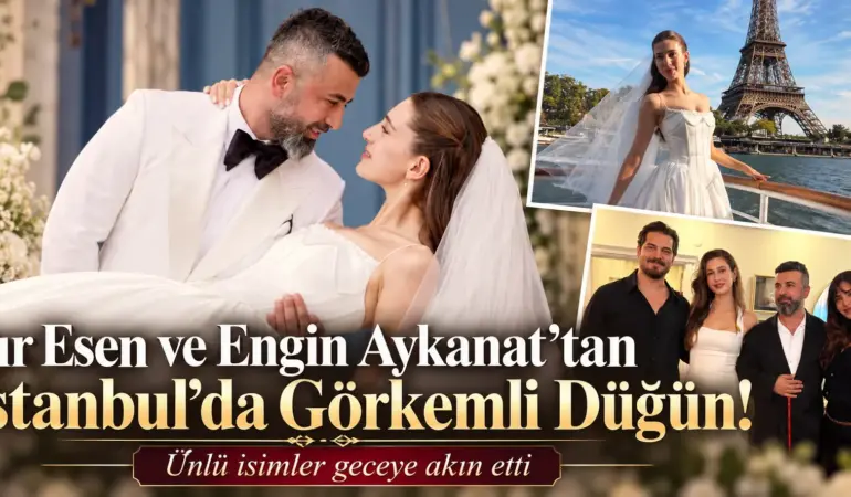 Itır Esen ve Engin Aykanat’tan İkinci Düğün! Ünlüler Geceye Akın Etti