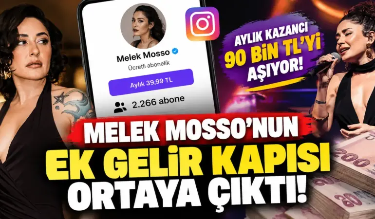 Melek Mosso’nun ek gelir kapısı ortaya çıktı! Ayda 90 bin TL’yi aşıyor