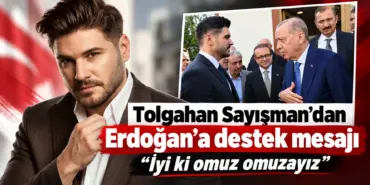 Tolgahan Sayışman’dan Erdoğan’a Destek Mesajı (1)