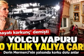 Yolcu Vapuru 200 Yıllık Yalıya Çarptı
